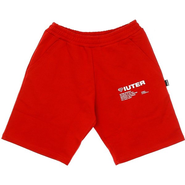 Pantalone Corto Tuta Uomo Info Sweatshort Red-image