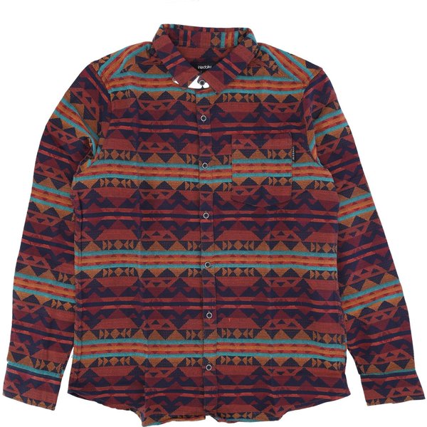 Camicia Manica Lunga Uomo Vintachi Shirt Navy/Orange-image