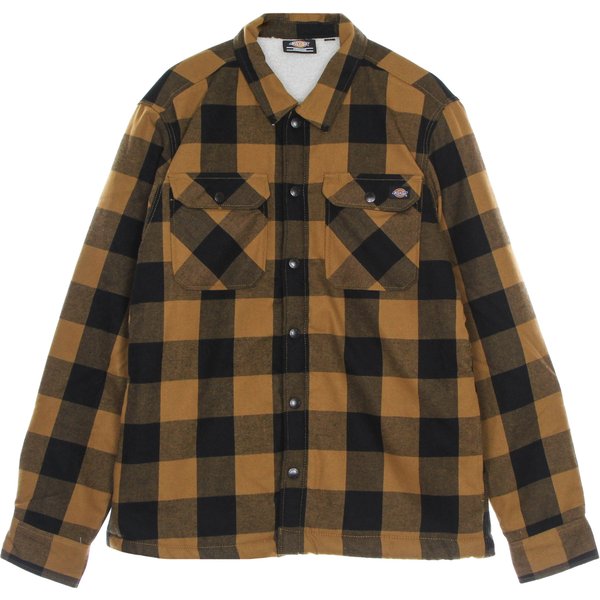 Camicia Imbottita Uomo Sherpa Lined Sacramento Brown Duck-image