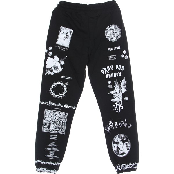 Pantalone Tuta Leggero Uomo Solid Manifesto Jogger Black