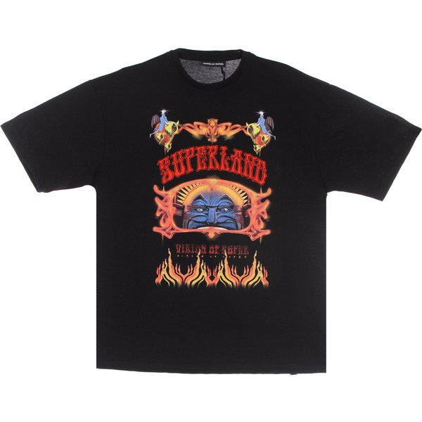Maglietta Uomo Superland Print Tee Black-image