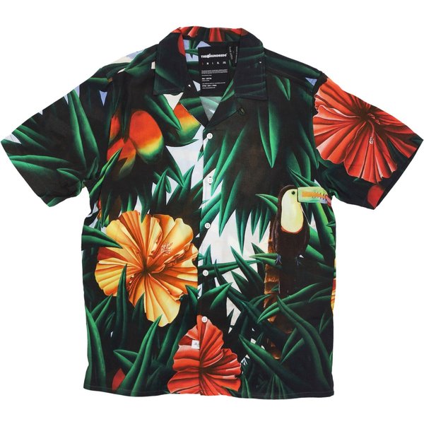 Camicia Manica Corta Uomo Blooming Woven Forest-image