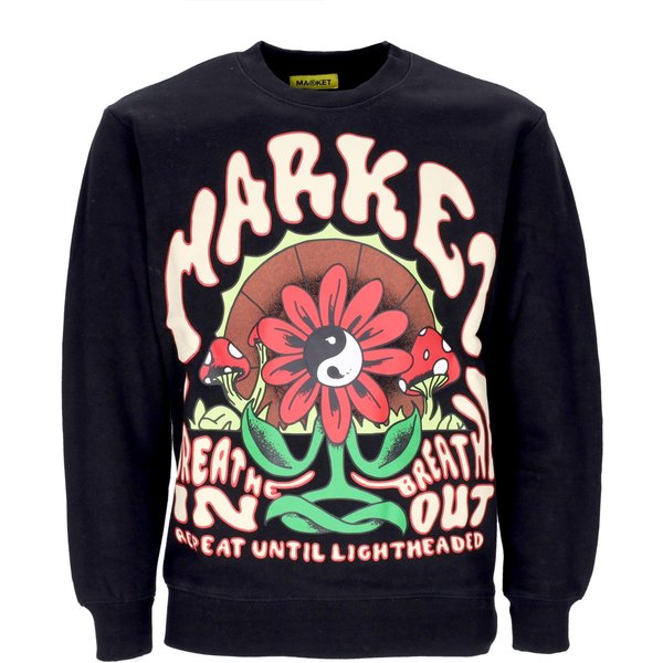 Felpa Girocollo Uomo Breathwork Crewneck Sweatshirt Black-image