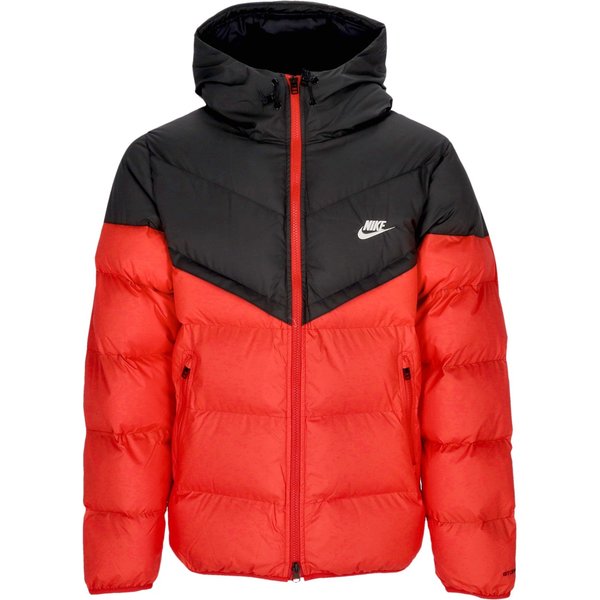 Piumino Uomo Storm Fit Windrunner Primaloft Hooded Jacket Black/University Red/Sail-image