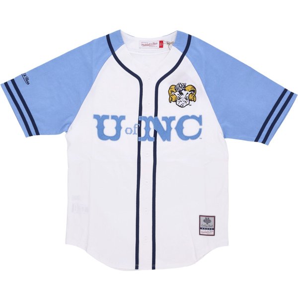 Casacca Bottoni Uomo Ncaa Practice Day Button Front Jersey Unchee White-image