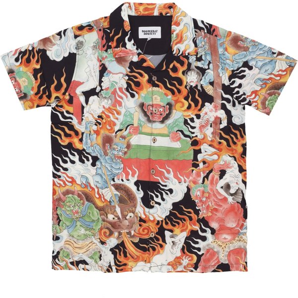 Camicia Manica Corta Uomo Inferno Shirt All Over Print-image
