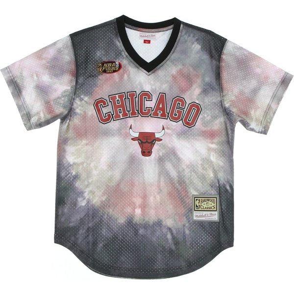 Casacca Uomo Nba Tie-Dye Mesh Jersey Hardwood Classics Chibul Original Team Colors-image