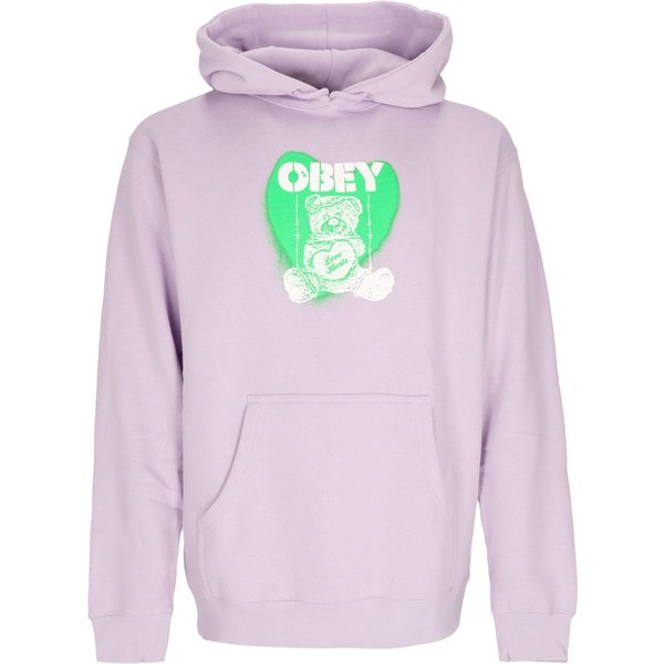 Felpa Cappuccio Donna W Love Hurts 2 Basic Hooded Fleece Lavender-image
