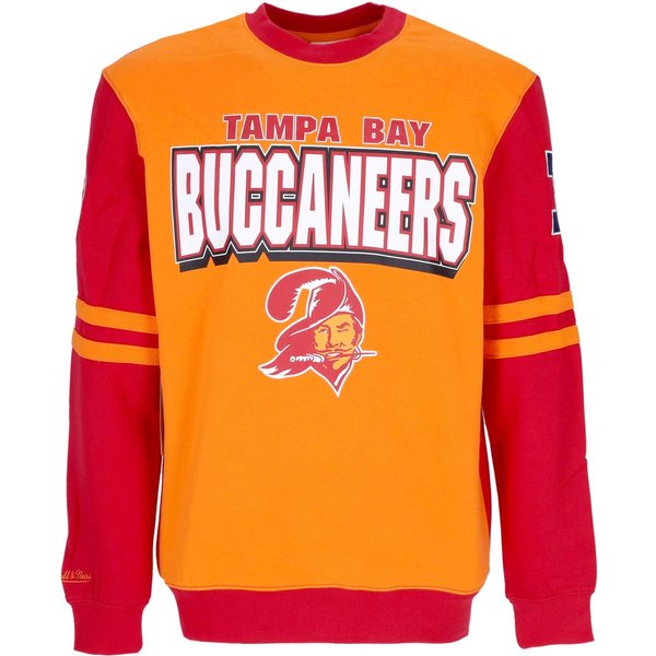 Felpa Girocollo Uomo Nfl All Over Crew 2.0 Tambuc Orange-image
