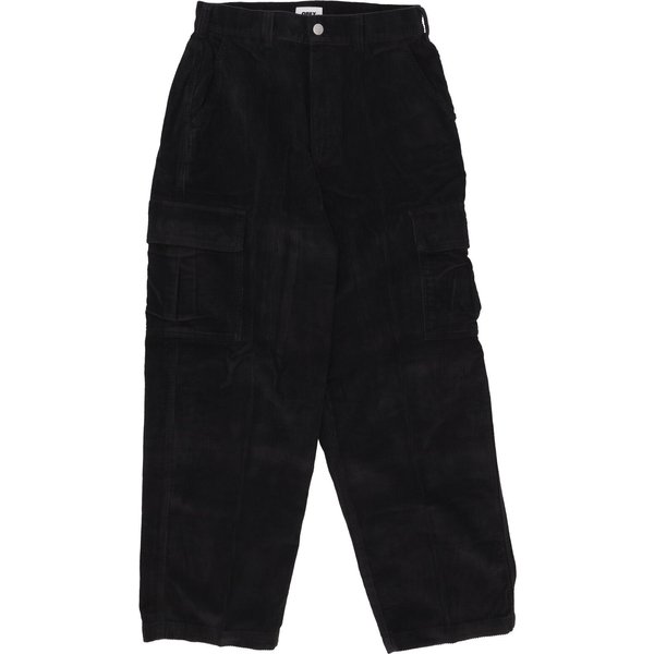 Pantalone Lungo Uomo Bigwig Baggy Corduroy Cargo Pant Digital Black-image