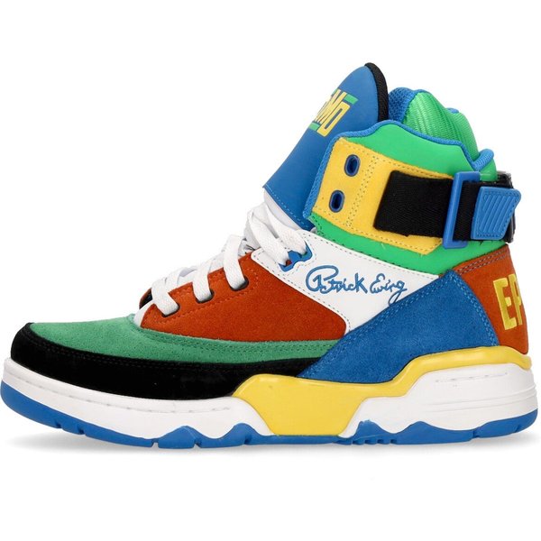Scarpa Basket Uomo Ewing 33 Hi X Epmd Green/black/lemon