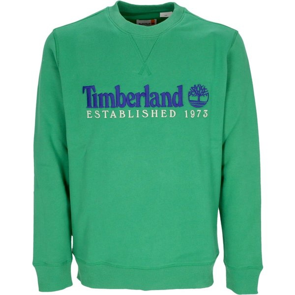 Felpa Girocollo Uomo L/s Est 1973 Crewneck Celtic Green