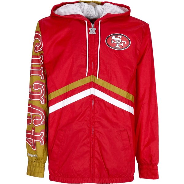 Giacca A Vento Uomo Nfl Undeniable Full Zip Windbreaker Saf49E Scarlet-image