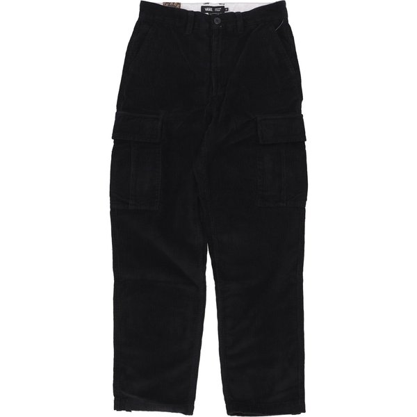 Pantalone Lungo Uomo Service Cargo Cord Loose Tapered Pant Black-image