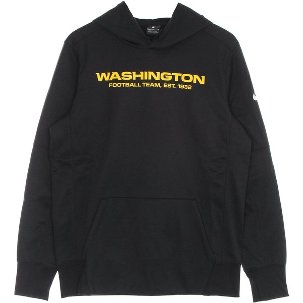Felpa Cappuccio Uomo Nfl Prime Logo Therma Pullover Hoodie Wasfte Black/original Team Colors