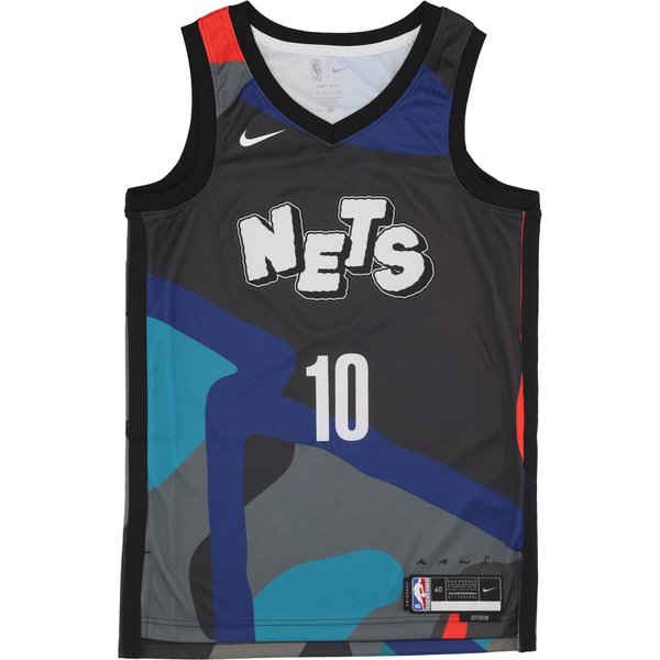 Canotta Basket Uomo Nba City Edition 2023/24 Swingman Jersey No 10 Ben Simmons Bronet Black-image