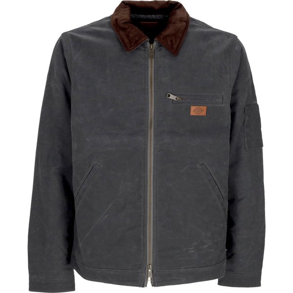 Giubbotto Uomo Lucas Waxed Jacket Charcoal Grey
