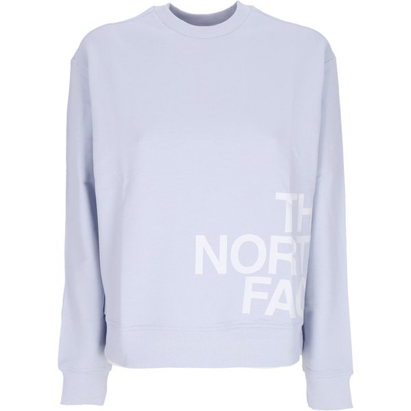 Felpa Leggera Girocollo Donna W Blow Up Logo Crewneck Dusty Periwinkle-image