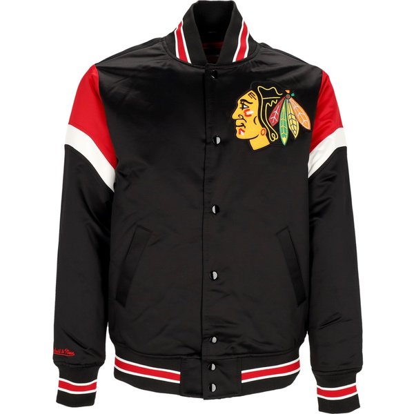 Giubbotto Bomber Uomo Nhl Heavyweight Satin Jacket Chibla Original Team Colors-image