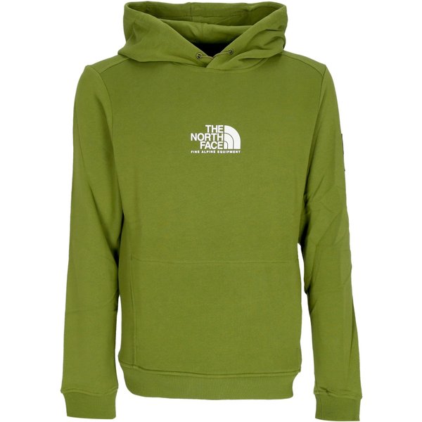 Felpa Cappuccio Uomo Fine Alpine Hoodie Calla Green