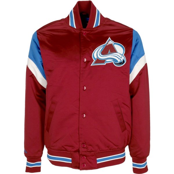Giubbotto Bomber Uomo Nhl Heavyweight Satin Jacket Colava Original Team Colors