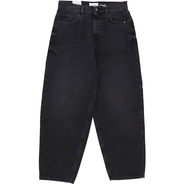 Jeans Donna W Baggy Recycled Denim Vintage Black-image