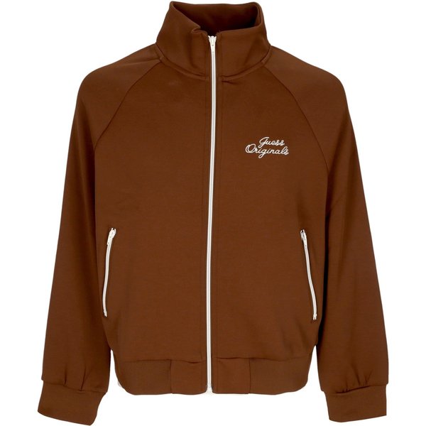 Giacca Tuta Uomo Go Tricot Track Jacket Brown Sand-image