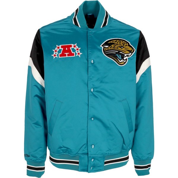 Giubbotto Bomber Uomo Nfl Heavyweight Satin Jacket Jacjag Original Team Colors