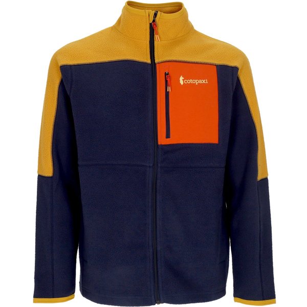 Giubbotto Pile Uomo Abrazo Fleece Full-Zip Jacket Amber/Maritime-image