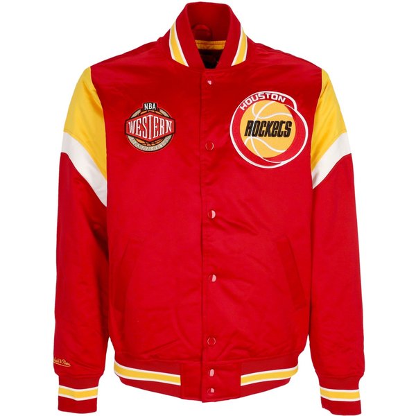 Giubbotto Bomber Uomo Nba Heavyweight Satin Jacket Houroc Original Team Colors