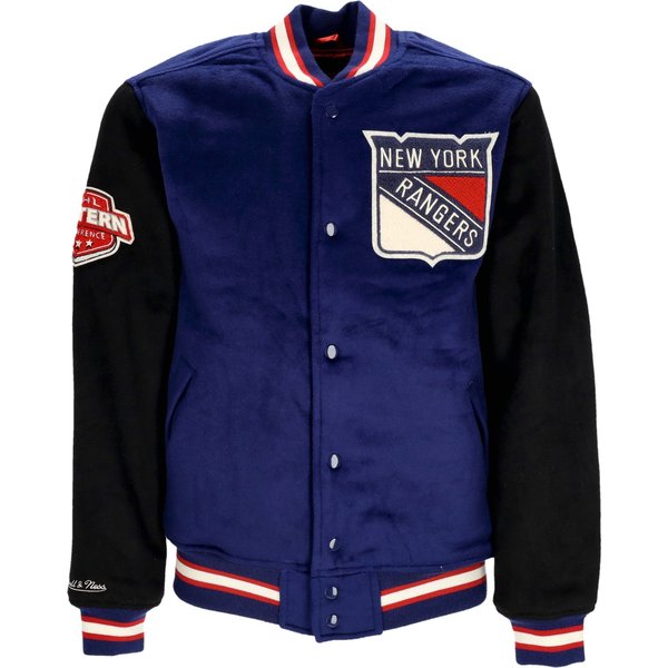 Giubbotto College Uomo Nhl Team Legacy Varsity Jacket Neyran Royal/Black-image