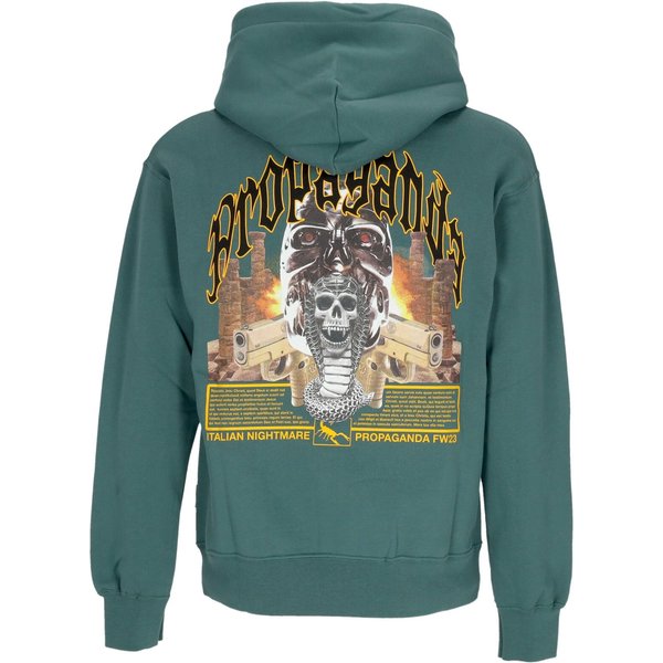 Felpa Cappuccio Uomo Saudi Hoodie Forest Green-image
