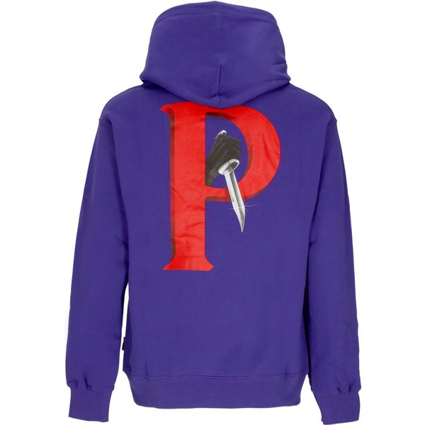 Felpa Cappuccio Uomo Crime Hoodie Violet-image