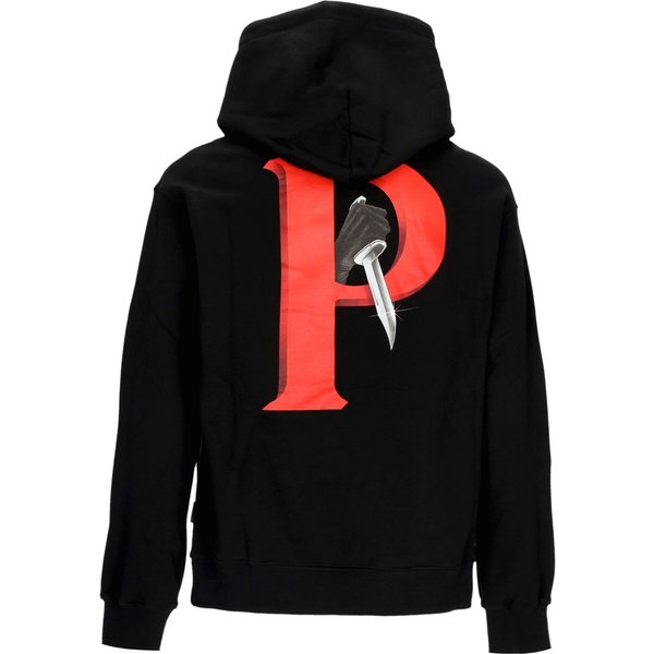 Felpa Cappuccio Uomo Crime Hoodie Black-image