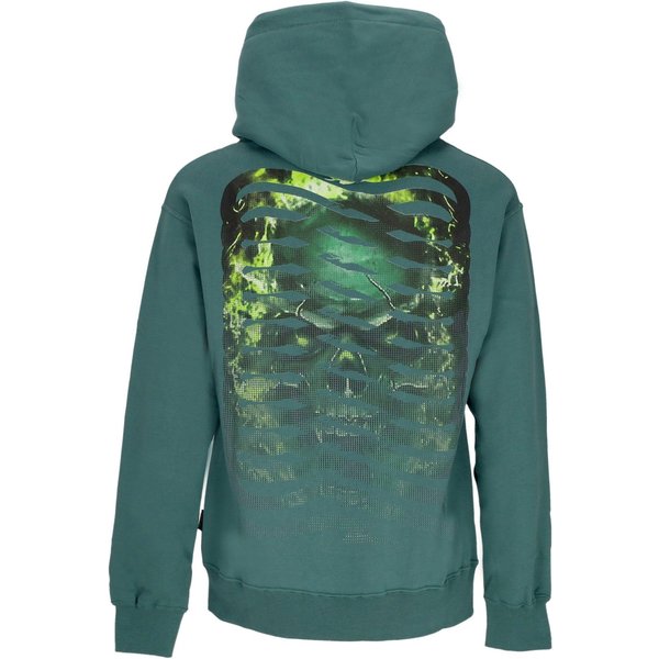 Felpa Cappuccio Uomo Ribs Oxide Hoodie Forest