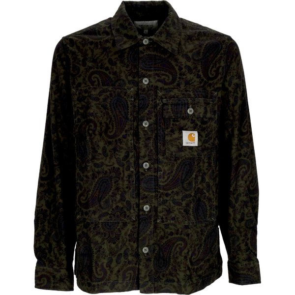 Camicia Manica Lunga Uomo L/s Charter Shirt Paisley Print/plant