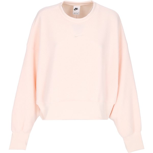 Felpa Girocollo Donna W Sportswear Plush Mod Crop Crewneck Guava Ice/Guava Ice-image