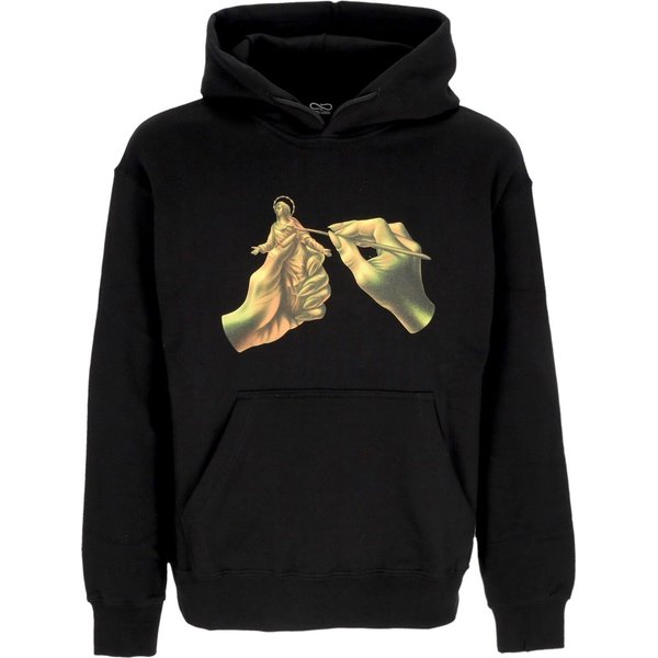 Felpa Cappuccio Uomo Dominet Hoodie Black-image
