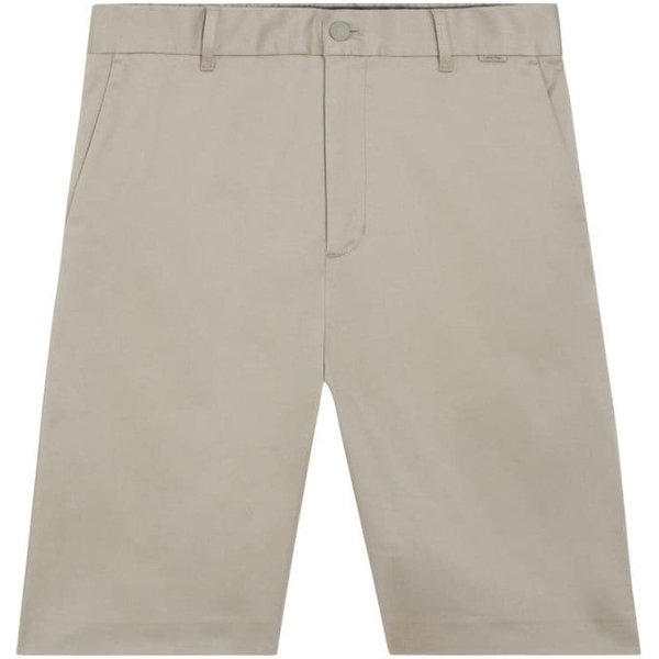 calvin klein PANTALONCINO SATEEN STRETCH REGULAR STRAIGHT