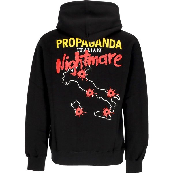 Felpa Cappuccio Uomo Nightmare Hoodie Black-image