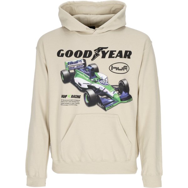 Felpa Cappuccio Uomo Final Lap Po Hoodie X Goodyear Natural-image