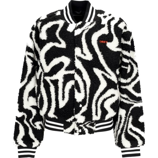 Orsetto Donna Mazy Varsity Jacket Black Multi-image