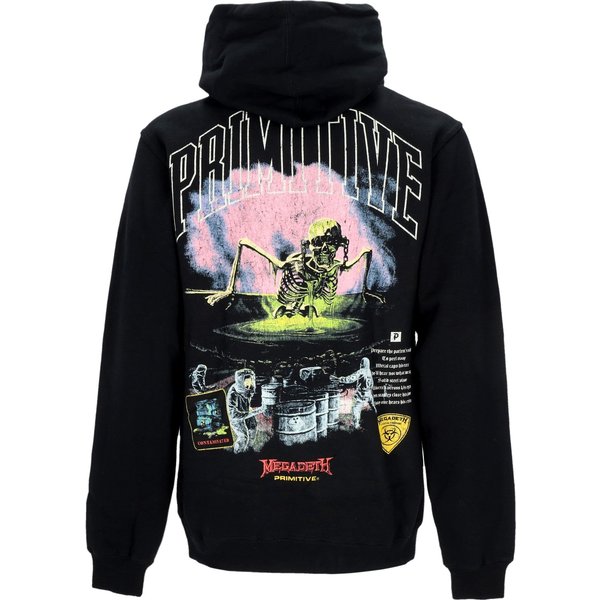 Felpa Cappuccio Uomo Birth Hoodie X Megadeth Black-image