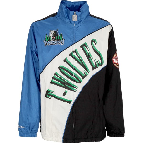 Giacca a Vento Uomo Nba Arched Retro Lined Windbreaker Mintim Multi/white