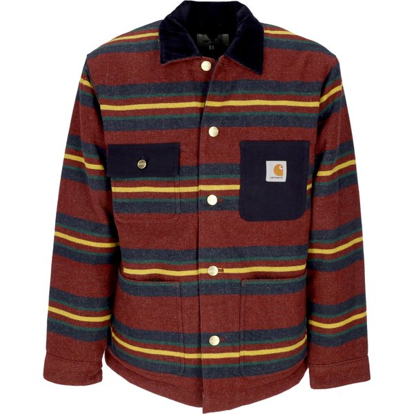 Giacca Workwear Uomo Oregon Jacket Starco Stripe/Bordeaux-image