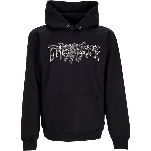 Felpa Cappuccio Uomo Medusa Hoodie Black-image