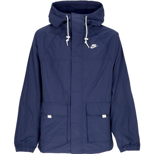 Giacca a Vento Uomo Sportswear Club Bandon Jacket Midnight Navy/white