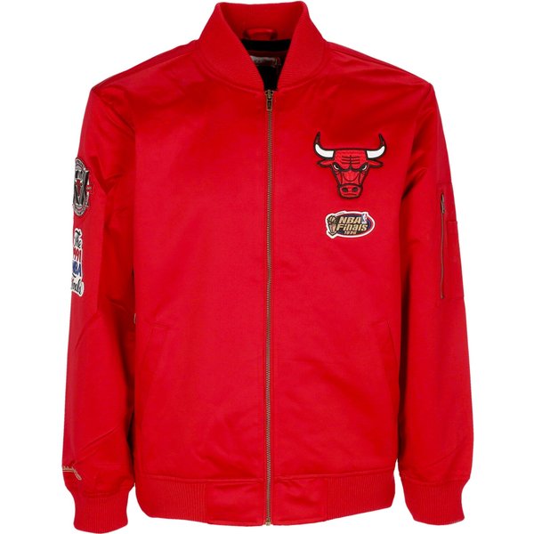 Giubbotto Bomber Uomo Nba Lightweight Satin Bomber Chibul Original Team Colors