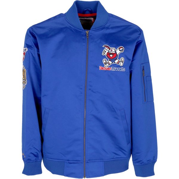 Giubbotto Bomber Uomo Nba Lightweight Satin Bomber Dennug Original Team Colors-image