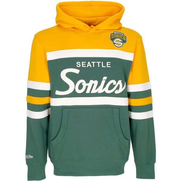 Felpa Cappuccio Uomo Nba Head Coach Hoodie Seasup Original Team Colors-image